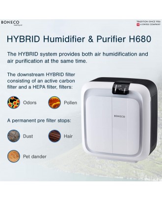 BONECO - H680 Hybrid Humidifier & HEPA Air Purifier